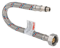 Гибкая подводка для воды М10х35 - G1/2" 100см  VALTEC Гайка-Н.сталь/ниппель-лат. Гибкая подводка для воды М10х35 - G1/2" 100см  VALTEC Гайка-Н.сталь/ниппель-лат.