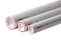 ТРУБА PP-FIBER VALTEC армированная стекловолокном, PN 20, 20 MM (белый)